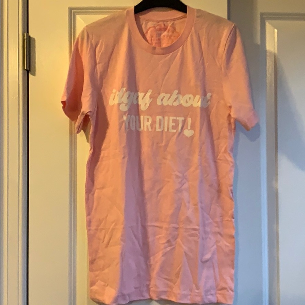 Pink graphic tee